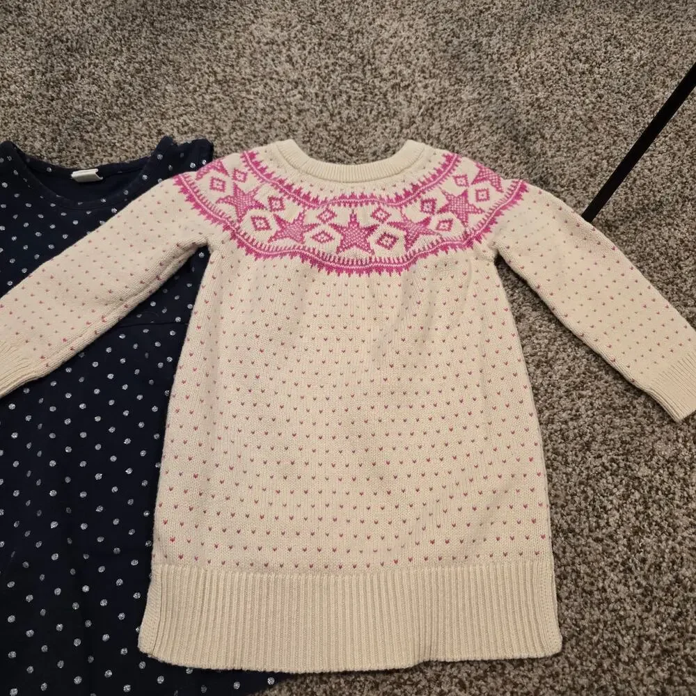 Toddler Girl's Baby Gap Dress Bundle - Tank and Sweater Dress | Size 3T